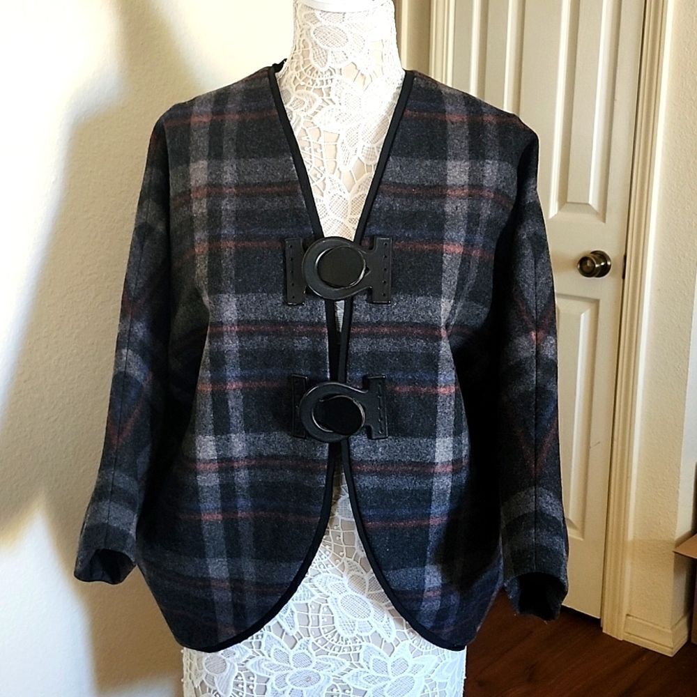 3.1 Phillip Lim Wool Blend Dark Academia Retro Y2K Batwing Jacket Size L/XL?